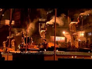 Ganga Aarti ceremony in Varanasi