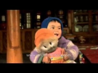 Ladakhi children playing