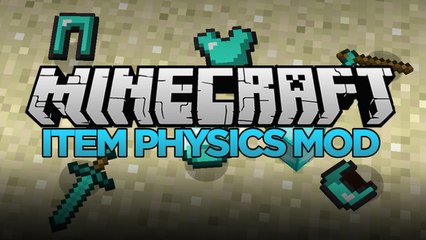 3D Items + New Drop Animations & More!! [ITEM PHYSICS MOD 1.7.2]