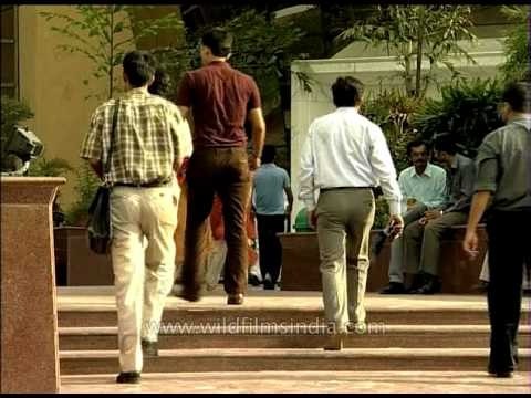 Outsourcing to India: Business process outsourcing (BPO) office building