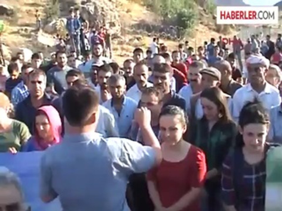 Çukurca'da Işid Protestosu