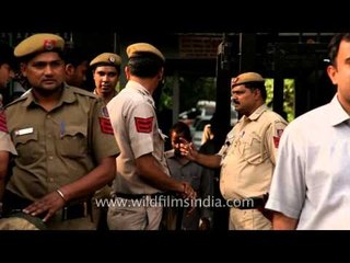 Protest outside Delhi police headquarters!