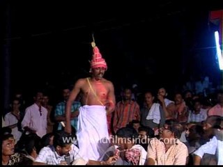 Theatrical play during Padayani Festival in Kerala