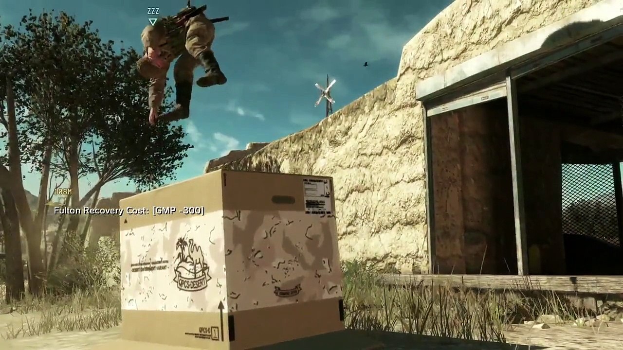 Metal Gear Solid V : The Phantom Pain - Gameplay "Snake In A Box" [HD]