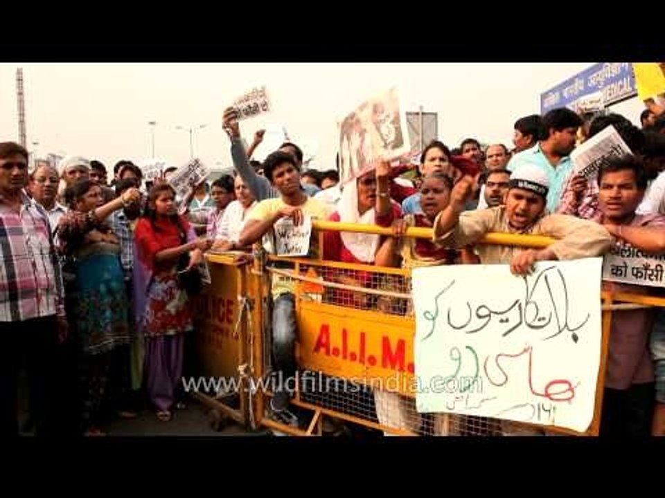 Rape rage grips Delhi over Masoom rape case, AIIMS Hospital