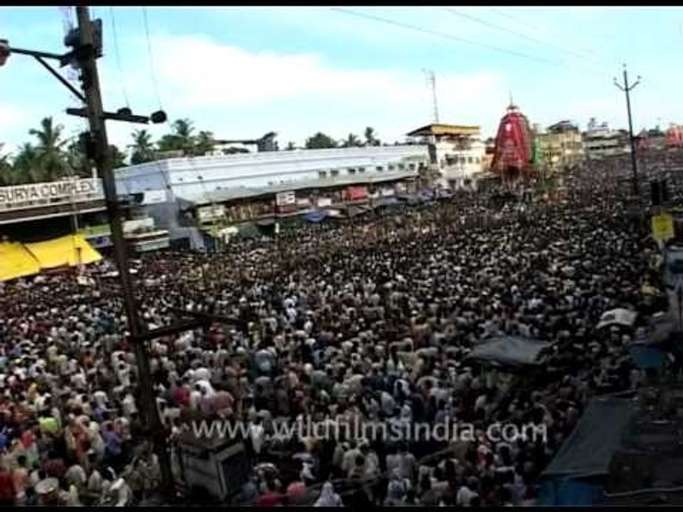 Ratha Yatra: A huge Hindu festival associated with Lord Jagannath held at Puri