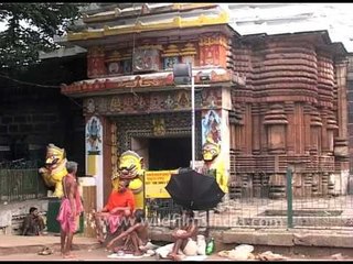 Lingaraja Temple in Bhubaneshwar, Orissa