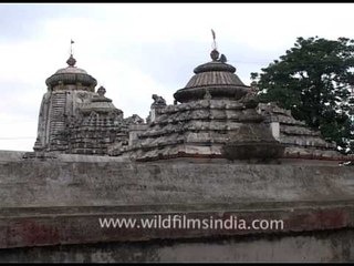 Majestic structure of Bhubaneshwar -  Lingaraj Temple, Orissa