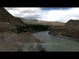 Ladakh valley with Indus river flowing through: The land of endless discovery