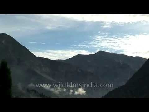 Rugged mountains around Manali, Himachal Pradesh