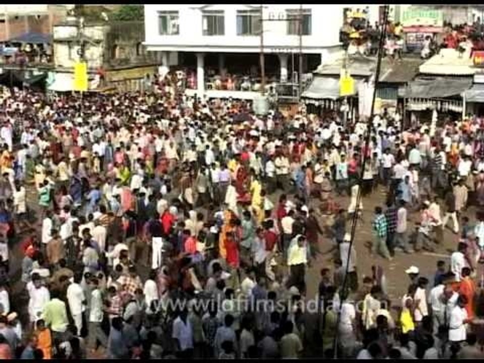 Lord Jagannath's disciples walking towards Shri Gundicha Temple