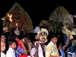 Padayani festival celebrated at Kerala