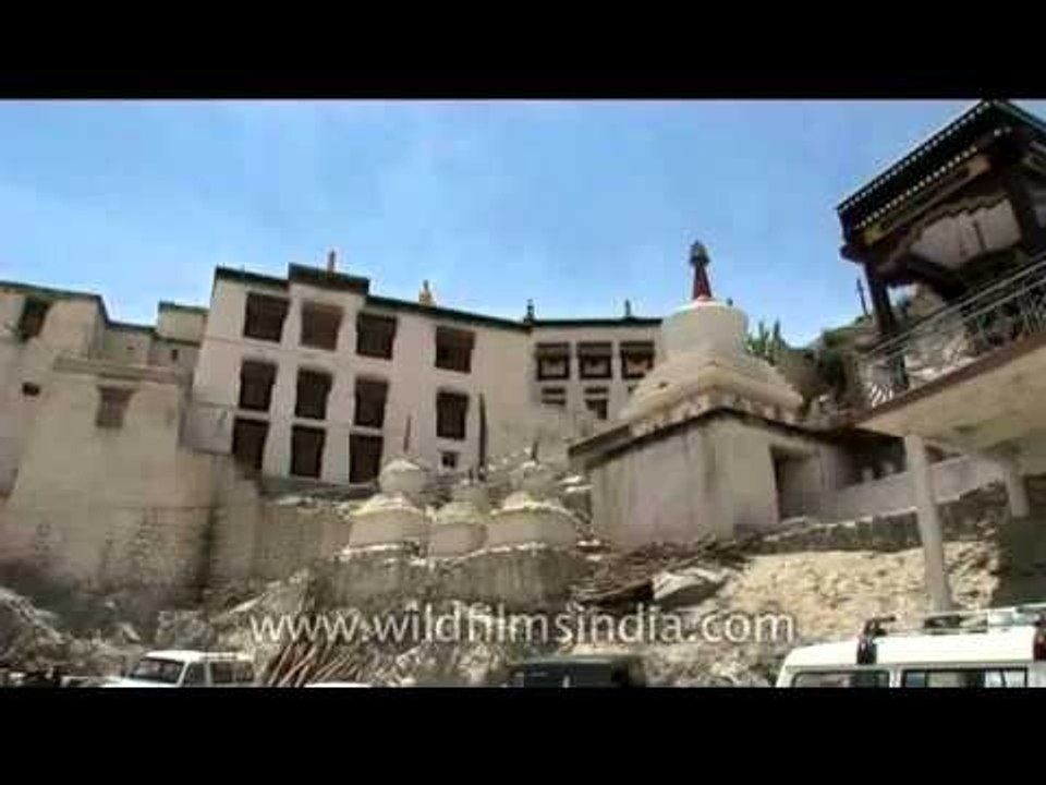 Spituk Gompa - Beautiful yet precariously placed monastery in Leh, Ladakh