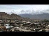 Old remnants of Buddhism in the midst of Leh Town in Ladakh