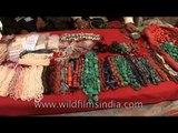 Rings, beads, turquoise and carnelians at Ladakh market