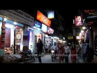 Late night walk in the capital of Nepal- Kathmandu