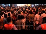 Countless numbers of devotees at the Maha Shivratri procession in Varanasi