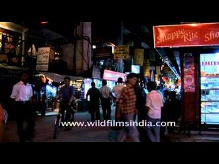 Night walk around the streets of Thamel