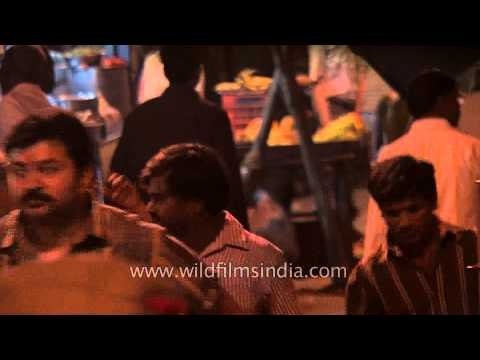 Crowds of pilgrims on Maha Shivratri in Varanasi, Uttar Pradesh, India