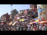 Hindu devotees from all over India flock at Varanasi Ghat for Maha Shivratri