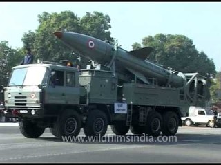 PRITHVI Missile displayed at Republic Day