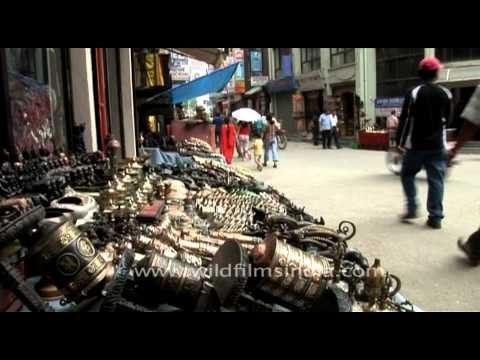 Varieties of goods been sold out - At Kathmandu streets