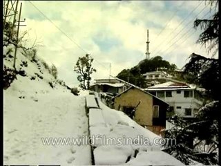 Snowfall in Landour many decades ago!