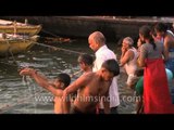 A sea of humanity descended on Varanasi Ghats for Maha Shivratri