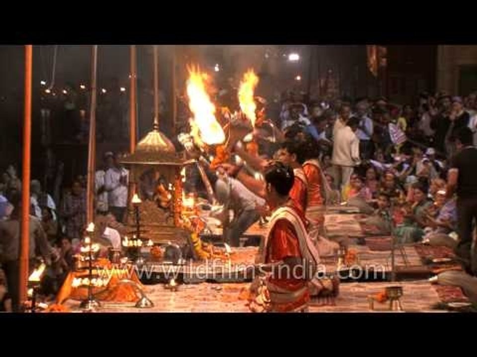 The Ganga aarti of Banaras