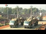 India's Indigenous BrahMos supersonic cruise missile grand display at the R - Day Parade