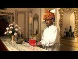 Mocktail served in a bar at Samode Palace, Jaipur