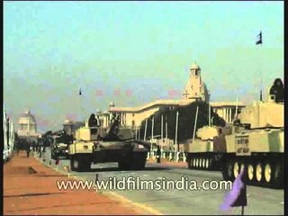 Traditional showcase of India's defense power at the Republic Day Parade in New Delhi