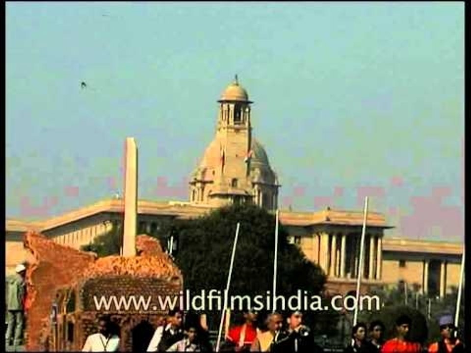 Fly past rehearsal for Republic Day Parade at Rajpath, New Delhi