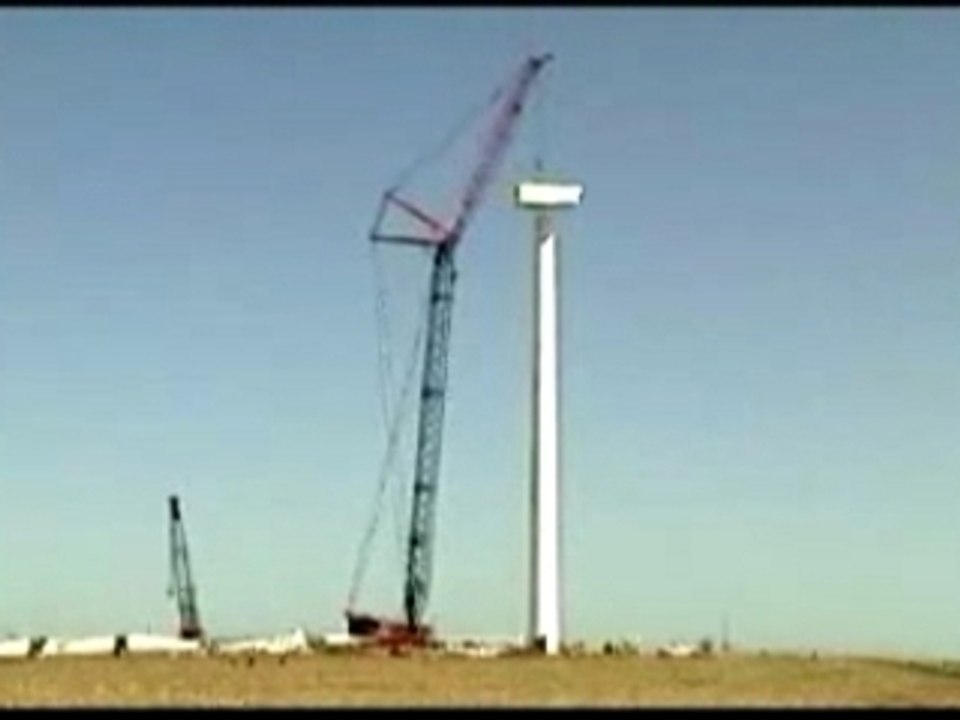 Installation d'une éolienne