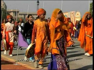 Participants of Republic Day parade at New Delhi