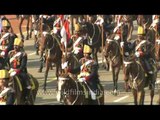 Cavalry regiments of the Indian Army at the R - Day Parade, New Delhi