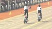 Drill display & dare devil motorbike stunts mark the annual Republic Day celebration in Delhi