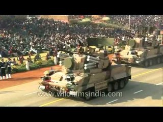 Tunguska M1 low level air defence systems at the Republic Day Parade in New Delhi