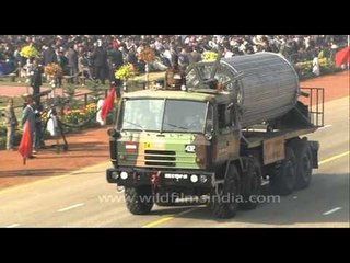 Mat Ground Surfacing CL-70  mounted on truck and paraded on Republic Day, Delhi