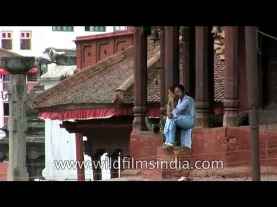 Kathmandu Durbar Square with palaces of the medieval Kings