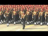 Para Military forces marching on at the Republic Day Parade in Rajghat, Delhi
