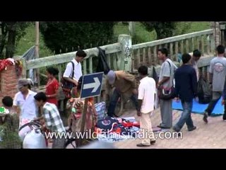 Roadside shopping points of Kathmandu, Nepal