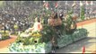 Tableaux of Manipur and Jammu & Kashmir at Republic Day parade in Rajpath, New Delhi