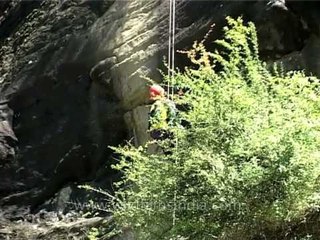 Rappelling lessons in the Himalaya