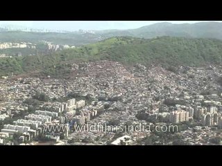 Mumbai is one big urban sprawl, from the air!