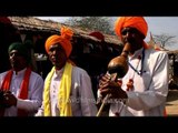 Traditional performance by Folk musicians at Surajkund Mela