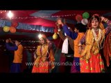 Dancers performing to Kumaoni song