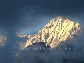 Mt. Pandim and views around Kangchenjunga hidden in the mist!