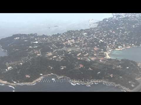 Flying into Nice airport, over Cap D'Antibes!