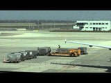 Lufthansa Airplane on a runway in Munich Airport